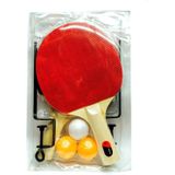 4 in 1 Table Tennis Racket + Table Tennis + Net + Rack Set