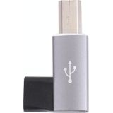 USB-C / Type C Female to USB 2.0 B MIDI Male Adapter for Electronic Instrument / Printer / Scanner / Piano (Grey)