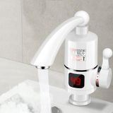 Digital Display Electric Heating Faucet Instant Hot Water Heater EU Plug Digital Horizontal Tube With Leakage Protection