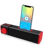 New Rixing NR4023 TWS Wireless Stereo Bluetooth Speaker  Support TF Card & MP3 & FM & Hands-free Call & 3.5mm AUX(Red)