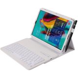 SA610 For Samsung Galaxy Tab S6 Lite 10.4 P610 / P615 (2020) 2 in 1 Detachable Bluetooth Keyboard + Litchi Texture Protective Case with Stand & Pen Slot(White)