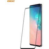 For Samsung Galaxy S10 ENKAY Hat-Prince 0.26mm 9H 3D Full Glue Explosion-proof Full Screen Curved Heat Bending Tempered Glass Film
