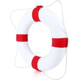 Aotu AT9024 Foam Swimming Ring Lifesaving Ring for Children Aged 3-10 (Red)
