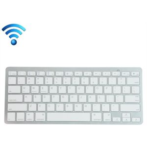 K09 Ultrathin 78 Keys Bluetooth 3.0 Wireless Keyboard (White)