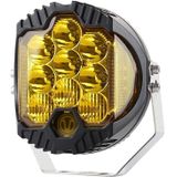 OL-1950Y 7 inch DC12V-30V 8000LM 6500K 90W Car LED Light on Three Sides Headlight for Jeep Wrangler (Gold Light)