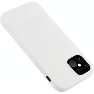 For iPhone 12 Pro / 12 Max GOOSPERY SOFT FEELING Liquid TPU Shockproof Soft Case(White)