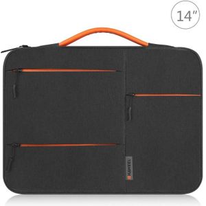 HAWEEL 14.0 inch Sleeve Case Zipper Briefcase Laptop Handbag For Macbook  Samsung  Lenovo  Sony  DELL Alienware  CHUWI  ASUS  HP  14.0 inch-15.0 inch Laptops(Black)