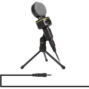 Yanmai SF-930 Professional Condenser Sound Recording Microphone with Tripod Holder  Cable Length: 2.0m  Compatible with PC and Mac for Live Broadcast Show  KTV  etc.(Black)