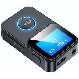 C33 Bluetooth 5.0 Audio Receiver Transmitter Portable MP3 Player with LCD Display Support Remote Control Camera