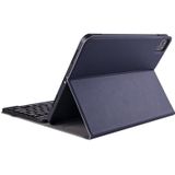 A098B TPU Detachable Ultra-thin Bluetooth Keyboard Protective Case for iPad Air 4 10.9 inch (2020)  with Stand & Pen Slot(Dark Blue)