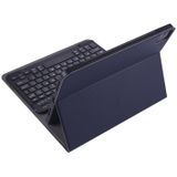 A098B TPU Detachable Ultra-thin Bluetooth Keyboard Protective Case for iPad Air 4 10.9 inch (2020)  with Stand & Pen Slot(Dark Blue)