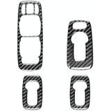 4 in 1 Car Carbon Fiber Door Set B Decorative Sticker for Volvo XC90 2003-2014  Left Drive