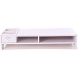 Multi-function Desktop Monitor Stand Strong Laptop Stand Computer Screen Riser Wood Shelf Plinth Laptop For Notebook TV