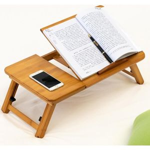 741ZDDNZ Bed Use Folding Height Adjustable Laptop Desk Dormitory Study Desk  Specification: Small 56cm