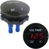 DC12-24V Automotive Battery DC Digital Display Voltage Meter Modified Measuring Instrument(Red Light)