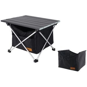 CLS Outdoor Folding Picnic Table Storage Hanging Bag Portable Invisible Pocket Storage Hanging Pocket Style: Black Table + Small Pocket