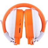 SH-S1 Folding Stereo HiFi Wireless Sports Headphone Headset with LCD Screen to Display Track Information & SD / TF Card  For Smart Phones & iPad & Laptop & Notebook & MP3 or Other Audio Devices(Orange)