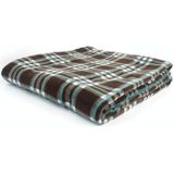 Outdoor Fleece Sleeping Bag Camping Trip Air Conditioner Dirty Sleeping Bag Separated By Knee Blanket During Lunch Break Extra Thick Section (Plaid Cloth)