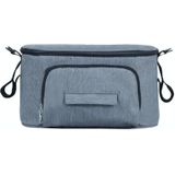 Baby Stroller Bag Mummy Bag Stroller Accessories Hanging Bag(Gray)