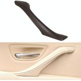 Car Leather Right Side Inner Door Handle Assembly 51417225854 for BMW 5 Series F10 / F18 2011-2017(Mocha)