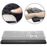 Mechanical Keyboard Wrist Rest Memory Foam Mouse Pad  Size : L (Black)