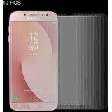 10 PCS for Galaxy J7 (2017) (US Version) 0.3mm 9H Surface Hardness 2.5D Explosion-proof Non-full Screen Tempered Glass Screen Film