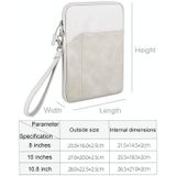 For 8 inch or Below Tablet ND00S Felt Sleeve Protective Case Inner Carrying Bag(Dark Grey)