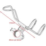 316 Stainless Steel Fishing Rod Seat Yacht Sea Fishing Trolling Fishing Rod Holder Fishing Gear Accessories For 32mm