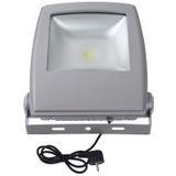 50W Waterproof LED Floodlight Lamp  Warm White Frosted Cover Light  AC 85-265V  Luminous Flux: 6000lm(Black)