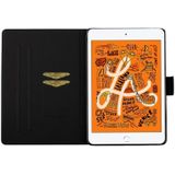 For iPad Mini 4 / 3 / 2 / 1 Colored Drawing Pattern Horizontal Flip Leather Case with Holder & Card Slots & Sleep / Wake-up Function(Starry Sky Tree)