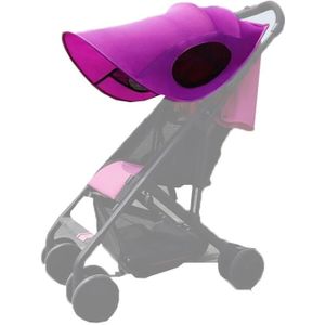 Stroller Sunshade Anti-Ultraviolet Stroller Shed  Colour: Purple No Waterproof