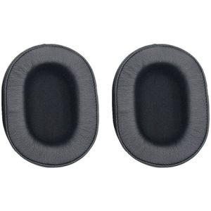 1 Pair Soft Sponge Earmuff Headphone Jacket for Audio-technica ATH-MSR7 / M50X / M20 / M40 / M40X(Black)