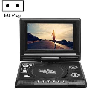 7.8 inch Portable DVD with TV Player  Support SD / MMC Card / Game Function / USB Port(EU Plug)