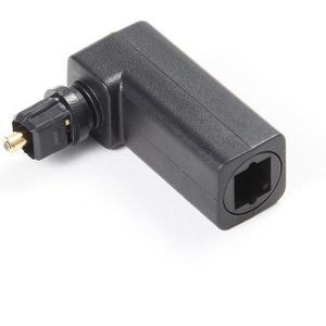 EMK 360 Degree Male to Female Conversion Head Optical Fiber Adapter Audio Adapter