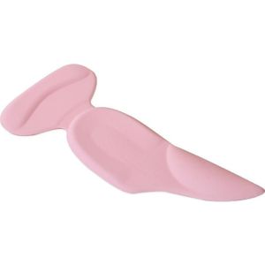 4 Pairs 3 in 1 PU Heel Pad Thickened Heel Stick Arch Pad Half Size Pad for Women High Heels  Size: Free Size(Lycra Pink)