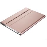 A870 For Samsung Galaxy Tab S7 T870/T875 11 inch Detachable Bluetooth Keyboard Ultrathin Horizontal Flip Leather Case with Holder & Elastic Band(Rose Gold)