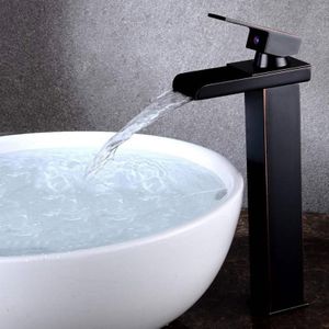 Bathroom Wide Mouth Faucet Square Sink Single Hole Basin Faucet  Specification: HT-Z6006 High Type