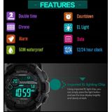 SKMEI 1243 Heren Sporthorloge Outdoor Waterproof Digital Watch (Golden)