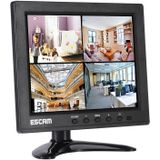 ESCAM T08 8 inch TFT LCD 1024x768 Monitor with VGA & HDMI & AV & BNC & USB for PC CCTV Security