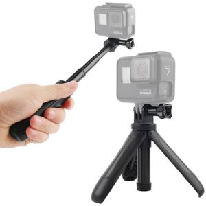 GP446 Multifunctional Mini Fixed Tripod for GoPro HERO9 Black / HERO8 Black /7 /6 /5 /5 Session /4 Session /4 /3+ /3 /2 /1  DJI Osmo Action  Xiaoyi and Other Action Cameras(Black)