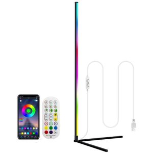 LED Symphony RGB-sfeer vloerlampje met afstandsbediening  lengte: 1 6 m