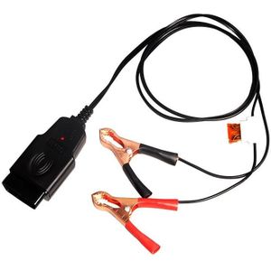 Automotive Computer Power Cut Memory OBD Power Transmission Capacity Constant Power Tool Change Battery Leak Detection Tool(Black)