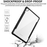 iPAKY Thunder Series Aluminum Frame + TPU Bumper + Clear PC Shockproof Case For iPad Air (2020) 10.9(Black)