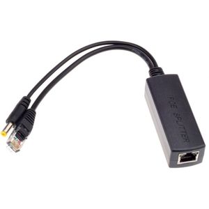 Power Over Ethernet Splitter 48V Input and 12V Output 48V PoE Splitter Adapter  Let 12V DC IP Camera Become POE Camera