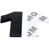 Car Vehicle Badge Emblem 3D Number One Self-adhesive Sticker Decal  Size: 3.6*4.5*0.5cm