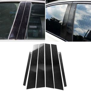 Car Carbon Fiber B Column Decorative Sticker for BMW E90 2005-2012