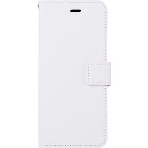 For Galaxy J3 (2017) (US Version) Crazy Horse Texture Horizontal Flip Leather Case with Holder & Card Slots & Wallet & Photo Frame(White)