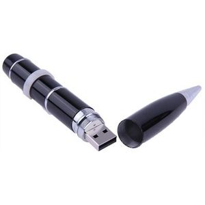 3 in 1 Laser Pen Style USB Flash Disk 2GB (Black)