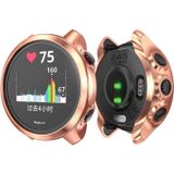 For Garmin Forerunner 245 TPU Electroplated Watch Case(Rose Gold)