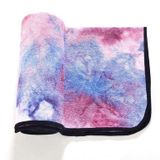 Microfiber Eco-friendly Non-slip Towel Foldable Yoga Mat Sports Drape  Size: 183 x 63cm(Purple)
